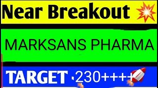 MARKSANS PHARMA SHARE LATEST NEWS TODAYMARKSANS PHARMA SHARE TARGETMARKSANS PHARMA SHARE ANALYSIS [upl. by Gnep]