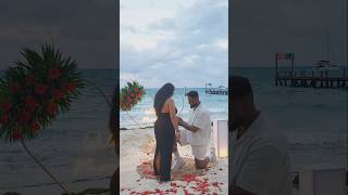 We love when they get emotional cancunproposal proposal marriageproposal engaged engagement [upl. by Anura407]