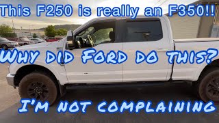 This F250 is an F350 What [upl. by Mignon]