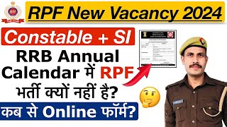 RPF New Vacancy 2024  RPF SI New Vacancy 2024  RPF Constable Vacancy 2024  Notification Apply [upl. by Anniken]