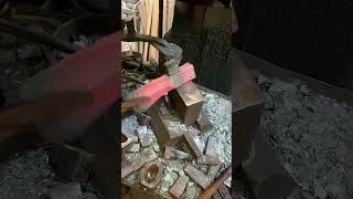 Wood chopping axe forging process Good tools and machinery make work easy [upl. by Annovoj84]