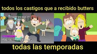 todos los castigos que a recibido butters  south park [upl. by Ilahsiav]