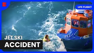 Jet Skier Lost at Sea  Life Flight  Medical Documentary [upl. by Ailekahs]