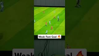 fifa 18 Weak foot goal  fifa18 fifa18 football ytshorts fifa18 [upl. by Oijimer]