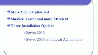 Windows Server 2016 Features [upl. by Geraldina72]