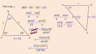 Sine and Cosine Laws When do You Use Each One [upl. by Dinan582]