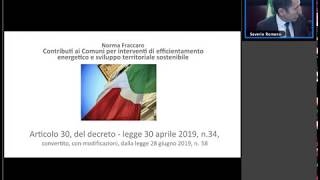 11112019  Il monitoraggio degli interventi di efficientamento energetico e sviluppo territoriale [upl. by Ellis]