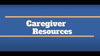 Caregiver Resources in 2 Caregiver Support Teams [upl. by Alyad]