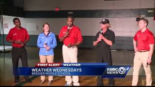 Students learn about tornado tracking at Weather Wednesday [upl. by Yelwah]