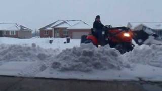 Simplicity Legacy 2wd Loader Snow Plow [upl. by Ehtyaf]