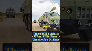 🔴 Three 2S22 Bohdana 155mm SelfPropelled Howitzers From Ukraine Are ON DUTY 🫡 ukrainewar [upl. by Ettenoj256]