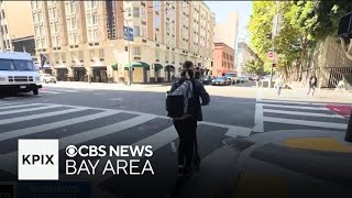 San Francisco pedestrians and cycling groups pushing ban on right turn red lights [upl. by Arron923]