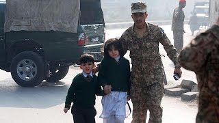 Dozens of Pakistan children killed Taliban attack Peshawar school [upl. by Ennazor]