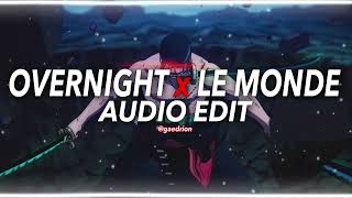 overnight x le monde  richard carter amp qveen herby edit audio [upl. by Janet]