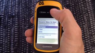 Garmin eTrex10 GPS  Recording Tracks [upl. by Hyps]