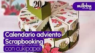 Calendario de adviento con Silhouette Cameo [upl. by Airdnalahs517]