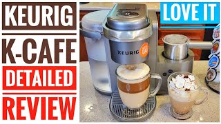 2021 REVIEW KEURIG KCafe Espresso Latte Cappuccino K Cup Coffee Maker HOW TO USE [upl. by Neraj]