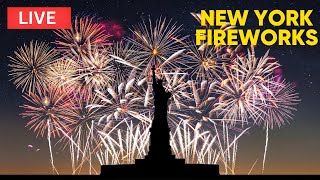 New Year Eve Fireworks New York 2024  Live Streaming [upl. by Bledsoe]