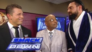 Theodore Long decides to put Damien Sandow in a match against The Miz SmackDown May 17 2013 [upl. by Ahsineg]