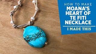 How to Make a Moana Inspired Necklace  I Made This [upl. by Nyliac]