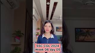 SSC CGL 2024 Mains Revision Series Week06 Day 05 🔥 cglstrategy cgl civilserviceexam cpo [upl. by Ahsined]