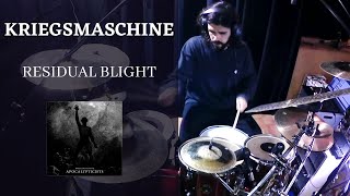 Kriegsmaschine  quotResidual Blightquot  Drum cover by Stefano Rutolini [upl. by Eseerehc]