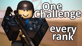 One Challenge for Every Rank in Phantom Forces Part 1 [upl. by Latsyek]