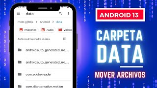 ¿Cómo Acceder a la Carpeta data y Obb en Android 111213 y 14 Sin Root [upl. by Gad]