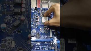 Intel desktop board processor install  Intel 61 board processor install shorts short shortvideo [upl. by Adlig]