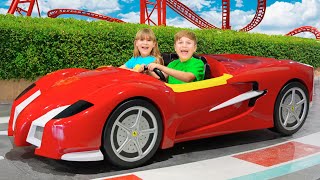 Диана и Рома посетили тематический парк Ferrari World [upl. by Ahsahtan652]