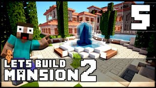 Minecraft How To Make a Mansion  Part 5 [upl. by Dorman]