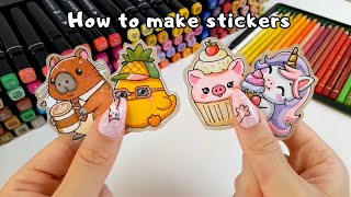 How to Make Stickers  Easy and Cheap [upl. by Moe785]