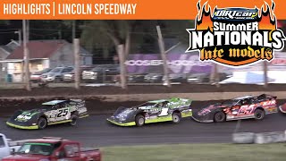 DIRTcar Summer Nationals Late Models  Lincoln Speedway  June 23 2024  HIGHLIGHTS [upl. by Eetnahc]