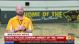 Peoria Police confirm arrest of Phoenix Suns super fan quotMr ORNGquot [upl. by Koziarz]