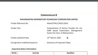 महाभरतीMahaIT खाजगी एजन्सी निवडपुन्हा तारीख०५ मे ची Updates [upl. by Aissak]