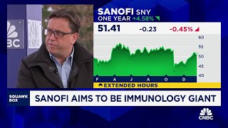 Sanofi CEO Paul Hudson Weve got perhaps the worlds best immunology pipeline [upl. by Annaid852]