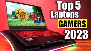 Top 5 MEJORES LAPTOPS GAMING 2023 ✅ CALIDAD PRECIO 🤑🤑 [upl. by Anerol316]