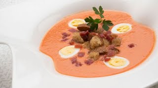 Gazpacho andaluz casero receta fácil de Karlos Arguiñano 🍅 [upl. by Ylle]