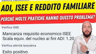 PROBLEMA ASSEGNO DI INCLUSIONE con ISEE e reddito familiare perchè [upl. by Lyndsey]