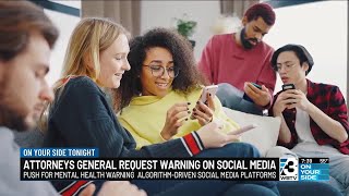 Attorneys General request warning on social media [upl. by Iris]