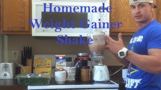 HighCalorie NutrientDense Weight Gainer Shake Homemade Recipe [upl. by Methuselah]