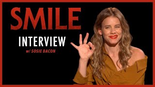 SMILE Interview  Sosie Bacon on having more human empathy eating cheeseburgers amp fearing her film [upl. by Heti624]