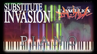 Substitute Invasion  The End of Evangelion  Piano Tutorial [upl. by Nedra]