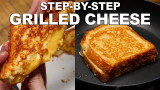 How To Make Easy Grilled Cheese Sandwich  in a pan [upl. by Atsirhcal]