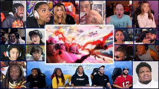 Shanks vs Kid  One Piece Episode 1112 Reaction Mashup [upl. by Viva]