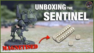 HOW TO MAGNETISE THE SENTINEL  Use All 8 Weapons  Warhammer 40k Astra Militarum Sentinel Unboxing [upl. by Abigael]