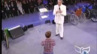 Benny Hinn  Little Boy receives Gods Power [upl. by Ymereg]