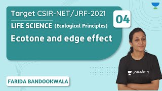 1030 AM  Target CSIR  Life Science by Farida Maam  Ecotone and edge effect [upl. by Cary]