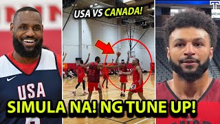 Simula ng ng quotTUNE UP GAME NG USA vs CANADAquot Samantalang Kawhi Leonard pinalitan na Sino kaya ito [upl. by Lennahc]