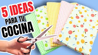 5 MANUALIDADES PARA DECORAR TU COCINA✂️ HAZLO TU MISMO [upl. by Irakuy]